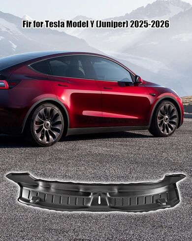 Rear Bumper Guard Trunk Sill Cover Protector Fit for Tesla Model Y (Juniper) 2025-2026, Black in Kuwait