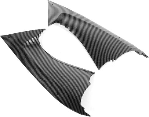 2pcs Fairing Air Deflectors, Frame Fairing Cover, Carbon Fiber Style Side Air Duct Cover Insert Part Insert Fit for YZF R6 2008‑2016 in Kuwait