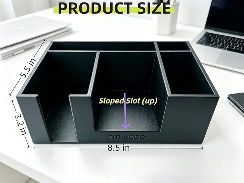 Toploader Dispenser & Penny Sleeve Holder - Dual Compartment Holds 300 Penny Sleeves & up to 100 Top Loaders (5 Compartments) in Saudi Arabia