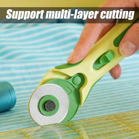 5 Pcs Rotary Cutter Blades 45mm Rotary Cutter Replacement Blades 45mm Rotarys Blade for Fabric Crafts Quilting in Saudi Arabia