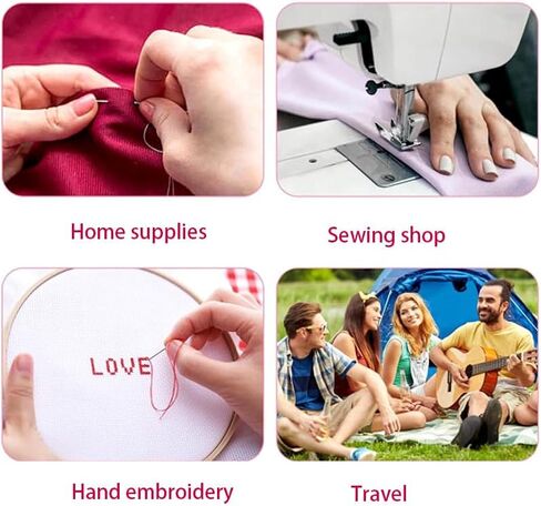 100-Pack Flower Head Needle Threaders, Multicolor Hand Sewing Threader Tools for Embroidery, Cross Stitch, Quilting & Sewing Crafts in Saudi Arabia