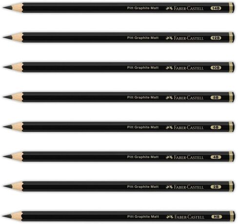 Faber-Castell Art & Graphic Pitt Graphite Matt Pencil, Matt Graphite, 12B, For Art, Craft, Drawing, Sketching, Home, School, University, Colouring in Saudi Arabia