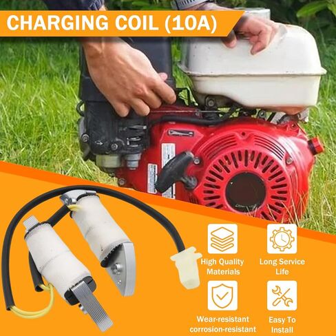 Charging Coil (10A) Fit for Honda GX240 GX270 GX340 GX390 Replace for 31630-ZE2-861 in Kuwait