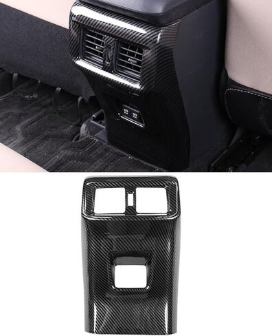 متوافق مع Toyota 2020-21-22-22-24-25 RAV4 حصريًا داخليًا هجينًا للتحكم المركزي في صندوق مسند الذراع الخلفي مخرج هواء العادم لحماية لوحة مضادة للركلة in Kuwait