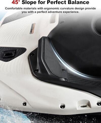 خطوة إسفين لـ Sea-Doo Spark 2024 2025، مجموعة دواسات مسند للقدم مع منحدر 45 درجة لملحقات Sea-Doo Spark 2024+ (قطعتان، استبدال #295101263) in Kuwait