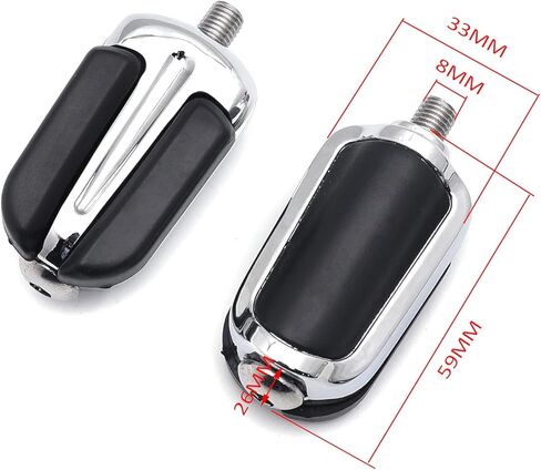 XKH-1 PC Chrome Slipstream Shifter Peg متوافق مع جميع موديلات Harley (Road King FLHR/Road King Classic EFI FLHRCI/Road King EFI FLHRI/Road King Custom FLHRS/EFI FLHRSI) [B01MECZLM5] in Kuwait