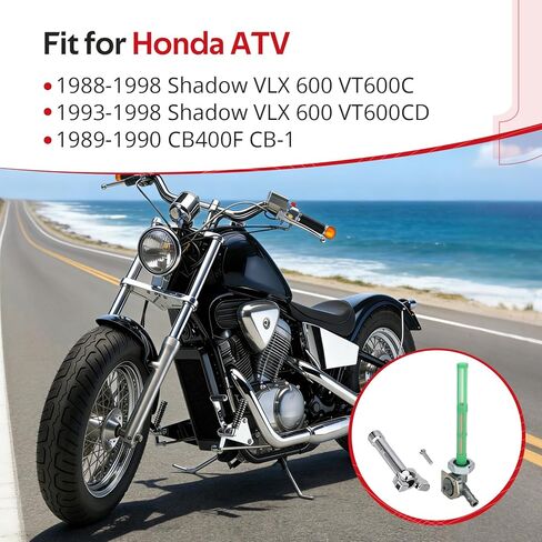 JAVIK صمام بيتكوك الوقود والرافعة لهوندا شادو VLX 600 VT600C/CD CB400F 1988-1998 O.E.M #16950-KAF-000 in Kuwait
