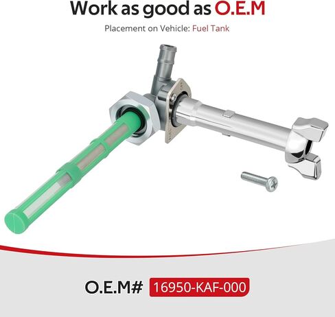 JAVIK صمام بيتكوك الوقود والرافعة لهوندا شادو VLX 600 VT600C/CD CB400F 1988-1998 O.E.M #16950-KAF-000 in Kuwait
