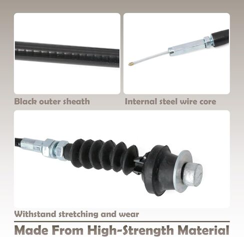 5UG-26311-10-00 Throttle Cable Compatible with Yamaha for Rhino 450 2006 2007 2008 2009 660 2004 2005 2006 2007 Throttle Control Cables Replacement for Yamaha YXR450FA YXR660FA YXR660FDU 4x4 in Kuwait