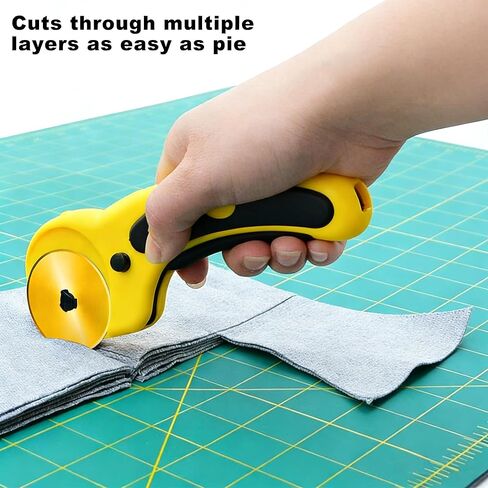 60mm Titanium Rotary Cutter Blades 10 Pack Replacement Rotary Blades for Arts Crafts Quilting Scrapbooking Sewing I Enhanced Sharpness in Saudi Arabia