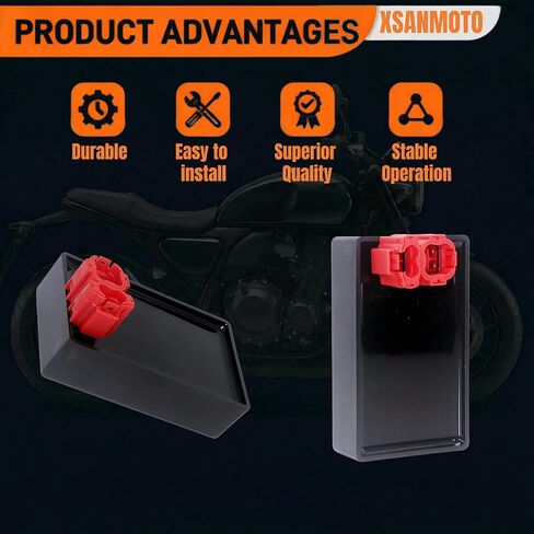 صندوق وحدة الإشعال CDI، استبدال صندوق CDI 6 دبابيس لهوندا Fourtrax 300 TRX300 2X4 TRX300FW 4X4 1994-1997، مناسب OEM 30410-HM5-505 30410-HM5-670 30410-HM5-671 30410-HM5-672 in Kuwait