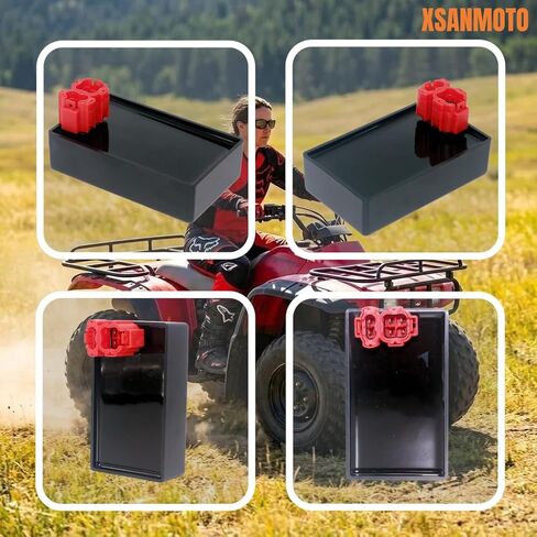صندوق وحدة الإشعال CDI، استبدال صندوق CDI 6 دبابيس لهوندا Fourtrax 300 TRX300 2X4 TRX300FW 4X4 1994-1997، مناسب OEM 30410-HM5-505 30410-HM5-670 30410-HM5-671 30410-HM5-672 in Kuwait
