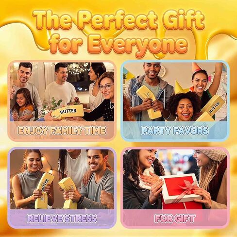 Giant Butter Squishy - 2026 New Jumbo Squishy Butter Stick 14oz Realistic Butters Stick Soft Squeeze Stress Balls for Stress Relief Anxiety Sensory Gifts for Adults (Butter bar-1pack) in Saudi Arabia