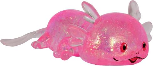 Axolotl Squishy Stress Ball, Soft TPR Slow Rising Squeeze Toy, Cute Axolotl Fidget Toy for Stress Relief, Anxiety Calming Sensory Toy for Kids Adults(Six Corners) in Saudi Arabia