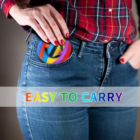 4 Pack Stress Relief Snapper Fidget Toy,Hand Grip Squeeze Grab Snap Sensory Toys, Party Popper Noise Maker Gift, Stress Relief Desk Office Gadget Novelty Finger Toy（Multicolor-Random Color） in Saudi Arabia