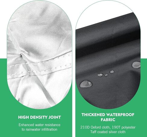 XIZAKEE1 PC Motorcycle Cover, 190T Polyester Motorbike Cover, Waterproof Motorcycle Protector with 2 Lock Holes, Universal for Most 86.61" Motorbikes Vehicle (Black) in Saudi Arabia