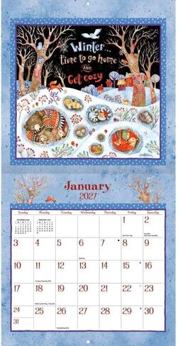Simply Grateful 2027 Wall Calendar by Debi Hron in Kuwait