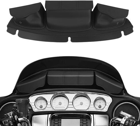XMTMOTO 3 Pocket Windshield Bag Pouch Fit for Harley Touring Electra Street Glide 2014-2023 in Saudi Arabia