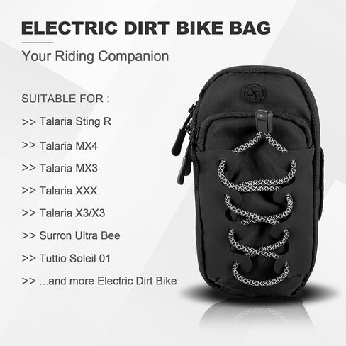Electric Dirt Bike Bag E Bike Front Battery Frame Bag Compatible with Talaria Sting R MX4 MX3 XXX X3/X3 Surron Ultra Bee Tuttio Soleil 01,Fit for Phone ID Card Key Garage Door Opener in Saudi Arabia
