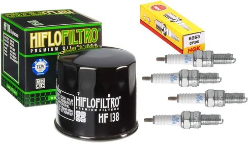 Oil Filter Spark Plug Tune Up Kit for Suzuki GSX-R600 GSX-R750 in Kuwait
