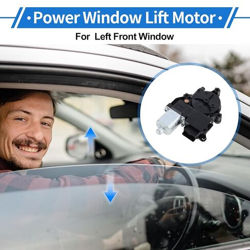 Left Front Power Window Regulator Lift Motor for Hyundai Sonata L4 2.4L Sedan Only 2011-2015 No.824503S011 6 Pin Car Window Glass Lift Motor in Kuwait