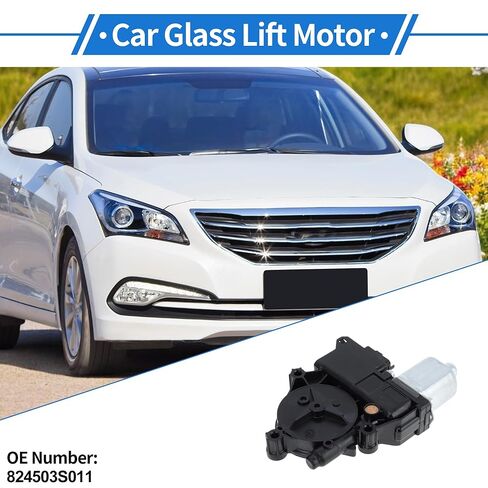 Left Front Power Window Regulator Lift Motor for Hyundai Sonata L4 2.4L Sedan Only 2011-2015 No.824503S011 6 Pin Car Window Glass Lift Motor in Kuwait