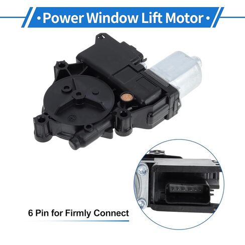 Left Front Power Window Regulator Lift Motor for Hyundai Sonata L4 2.4L Sedan Only 2011-2015 No.824503S011 6 Pin Car Window Glass Lift Motor in Kuwait