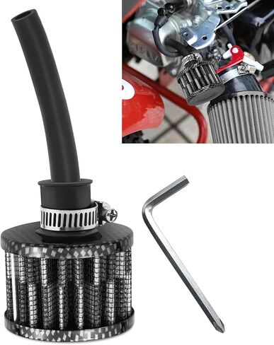 212cc Air Filter Valve Cover Breather Filter, Air Filter Exhaust Pipe Kit Compatible with Predator 196cc 6.5hp Coleman CT200U BT200X CT200U-EX Baja Warrior MB200 GX160 GX200 Mini Bike (Blue) in Saudi Arabia