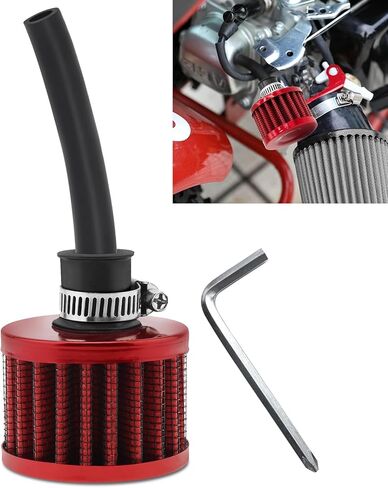 212cc Air Filter Valve Cover Breather Filter, Air Filter Exhaust Pipe Kit Compatible with Predator 196cc 6.5hp Coleman CT200U BT200X CT200U-EX Baja Warrior MB200 GX160 GX200 Mini Bike (Blue) in Saudi Arabia