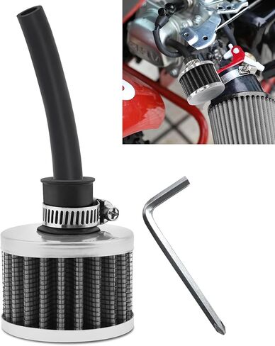212cc Air Filter Valve Cover Breather Filter, Air Filter Exhaust Pipe Kit Compatible with Predator 196cc 6.5hp Coleman CT200U BT200X CT200U-EX Baja Warrior MB200 GX160 GX200 Mini Bike (Blue) in Saudi Arabia