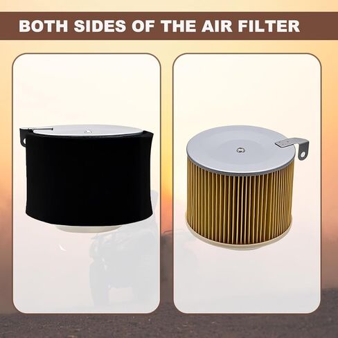 11029-1004 Air Filter Tune Up Ki Fit for Kawasaki Mule 500 520 550 600 610 2500 2510 2520 KAF300 KAF400 KAF620A KAF620B Mule SX 4x4 XC SE with 49065-2078 Oil Filter in Kuwait
