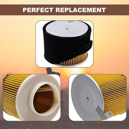 11029-1004 Air Filter Tune Up Ki Fit for Kawasaki Mule 500 520 550 600 610 2500 2510 2520 KAF300 KAF400 KAF620A KAF620B Mule SX 4x4 XC SE with 49065-2078 Oil Filter in Kuwait