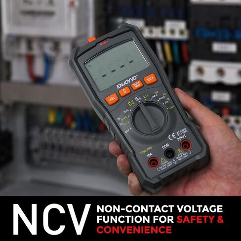 Digital Multimeter 5999 Counts TRMS, Auto-Ranging Voltage Tester with Temperature, Continuity, Capacitance, LED Flashlight, CAT III 600V in Saudi Arabia