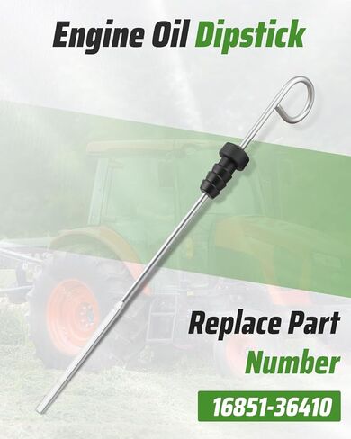 16851-36410 Engine Oil Dipstick Fit for Kubota Engine Z482 D722 DF752 WG750 WG752, Tractor Mower in Kuwait