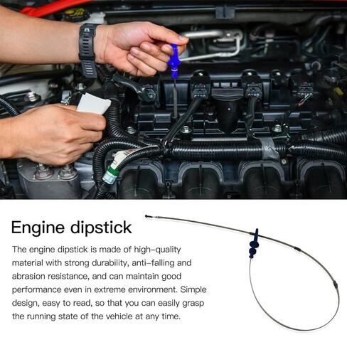 Engine Oil Dipstick for Mercedes-Benz CLK500 2003-2006 Repl.# 120 589 07 21 00, 120589072100 US S Hip in Saudi Arabia