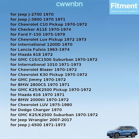 شفرة ممسحة الزجاج الأمامي لسيارة شيفروليه C10 بيك اب 1970 1971 1972 لشاحن دودج، دارت 1970 1971 1972 1973 1974 1975 1976 لفورد F-150، F-250 1970 1971 1972 1973-1979 2 قطعة in Kuwait