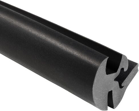 حشية قفل النوافذ المطاطية الكثيفة Trim-Lok EPDM - تناسب زجاج 1/4 بوصة وحافة لوحة 1/16 بوصة، طول 25 بوصة - نظام قفل من قطعة واحدة (مضمن)، ختم تجريد الطقس للنوافذ الثابتة أو الزجاج الأمامي in Saudi Arabia
