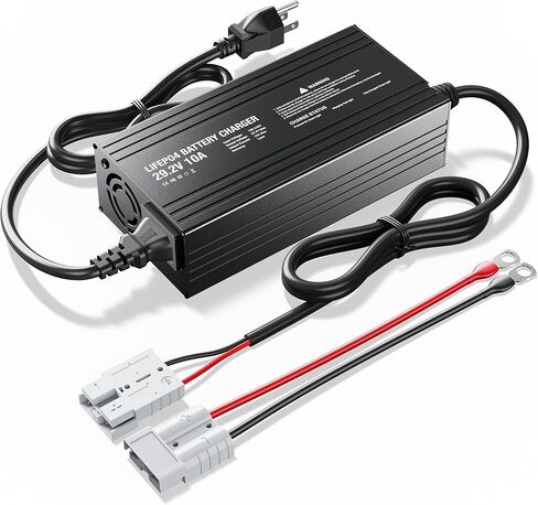 شاحن بطارية LiFePO4 12 فولت 20 أمبير، شاحن ليثيوم 14.6 فولت مع موصل أندرسون ومؤشر LED لبطاريات الدورة العميقة 12 فولت/12.8 فولت (RV، السيارات، البحرية) in Kuwait