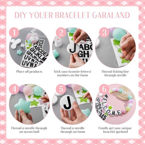 29 Pcs Pastel Classroom Decor Teacher Table Banner Kit DIY Back to School Bulletin Board Decoration Giant Friendship Bracelet Garland for Teacher Workstation Classroom Bulletin Board Wall and Locker in Saudi Arabia