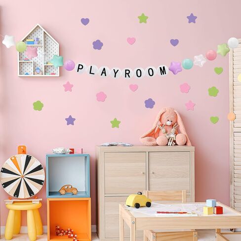 29 Pcs Pastel Classroom Decor Teacher Table Banner Kit DIY Back to School Bulletin Board Decoration Giant Friendship Bracelet Garland for Teacher Workstation Classroom Bulletin Board Wall and Locker in Saudi Arabia