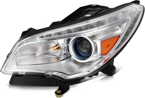 Headlight Assembly Fit 2013-2017 for Enclave Driver Side Headlight Chrome Housing Amber Reflector 84026394 in Kuwait