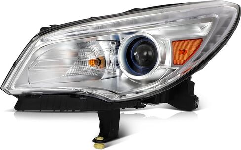 Headlight Assembly Fit 2013-2017 for Enclave Driver Side Headlight Chrome Housing Amber Reflector 84026394 in Kuwait
