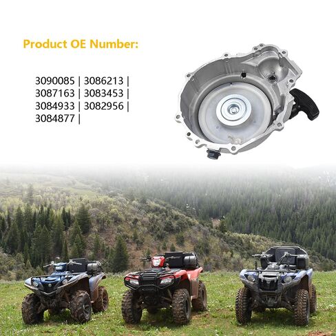 مجموعة علبة بداية سحب الارتداد | مناسب لـ Polaris ATP 330 500 Magnum 330 500 Ranger 500 Scrambler 500 Sportsman 400 450 500 570 X2 500 Trail-Blazer 330 Trail-Boss 325 330 Worker 500 | عمر الفاروق #3090085 in Kuwait