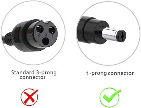 42V 2A Charger for 36V Scooter Lithium Battery, Fast Smart Power Adapter for 36 Volt Lithium Battery, Connector Diameter 5.5mm x 2.5mm in Kuwait