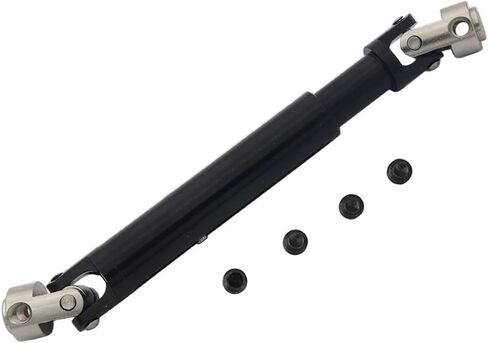 for Aluminium Drive Shaft Joint 103-150mm Compatible with Axial SCX10 AX10 Tamiya CC01 D90 RC4WD TF2 1/10 RC Rock Crawler(Dark Grey) in Saudi Arabia