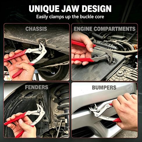 Car Clip Pliers & Trim Removal Tool, Auto Plastic Fastener Removal Tool, Automotive Body Panel Damage-Free Remover for Interior & Exterior Trim, Rivets, Upholstery, Push Pin, Retainer in Saudi Arabia