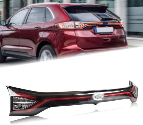 مجموعة مصابيح خلفية خلفية مركزية لباب السيارة متوافقة مع طراز 2015-2018 Ford Edge تيتانيوم/سبورت HT4Z-13A565-J FT4Z-13A565-G in Kuwait