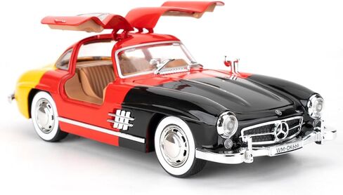 سيارات لعبة WAKAKAC متوافقة مع سيارات موديل 300SL بمقياس 1:22، مركبات مصبوبة قابلة للسحب، سيارات قابلة للتجميع مع أصوات وأضواء للأطفال الأولاد والبنات والكبار، هدية حمراء in Kuwait