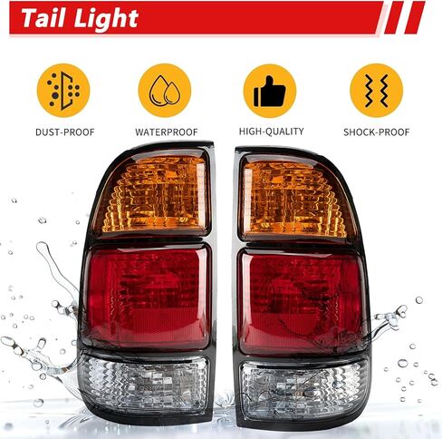 Tail Light Pair Compatible With 2000-2006 Toyota Tundra Driver and Passenge Side Rear Brake Light Taillights Fit Regular and Access Cab Replace 81550-0C010 81560-0C010 in Saudi Arabia