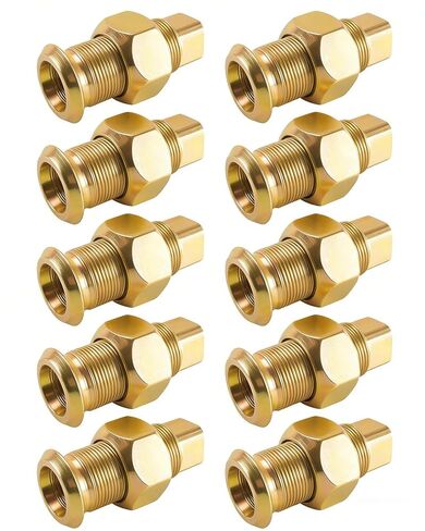 10Pcs Wheel Inner Cap Nuts for Vehicles Equipped with Stud-Piloted Wheel Systems Replace M-133 M133 Stud Piloted, Left Hand Thread Total Length 3-1/16" in Saudi Arabia